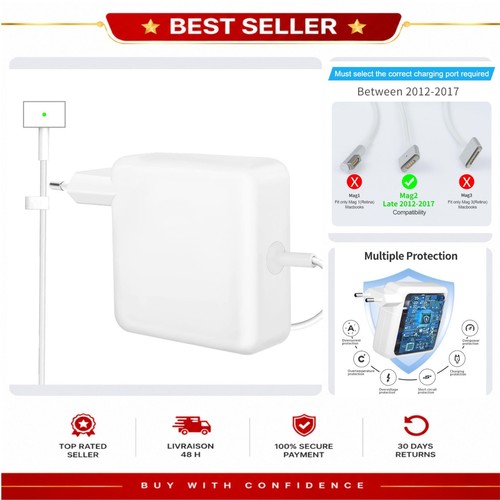 Chargeur macbook pro 60w tip - chargeur, t-tip