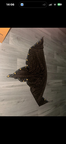Foulard louis vuitton marron - foulard,