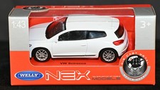 Volkswagen VW Scirocco White 1:43 Diecast Welly NEX Models Mint in Box