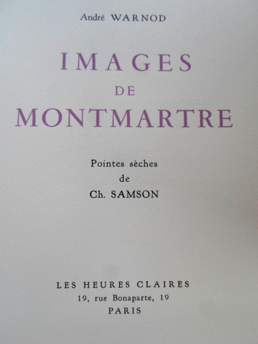 Image montmartre andré - image, de