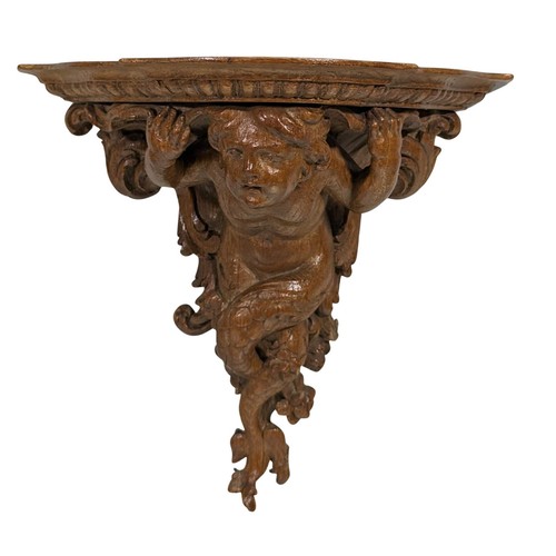 Console applique chêne - console,