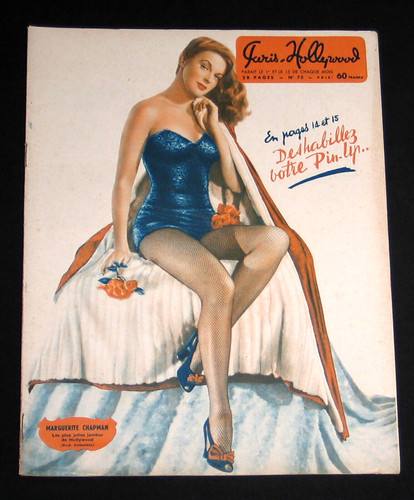 Paris hollywood pin - 75, pin-up