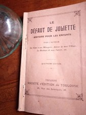 1896 - LE DEFAUT DE JULIETTE -