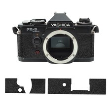 Premium Textured Leather Cover Kit   ---  Yashica  FX-D SE  --- Black