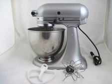 Kitchenaid Artisan 10 Speed Stand Mixer - KSM150PSSM Silver, With Accessories
