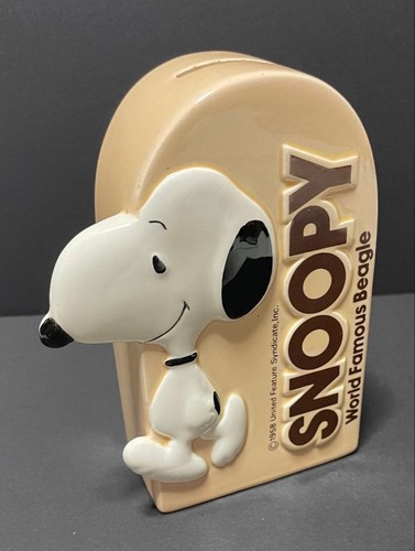 Tirelire vintage snoopy - tirelire,