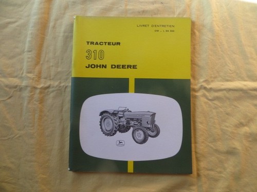 Tracteur john deere 310 - john,