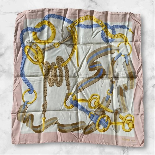 Foulard vintage soie celine - en,