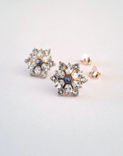 Boucles d'oreille saphir