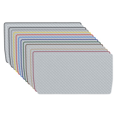 Gris cuir artificiel tapis - gris,