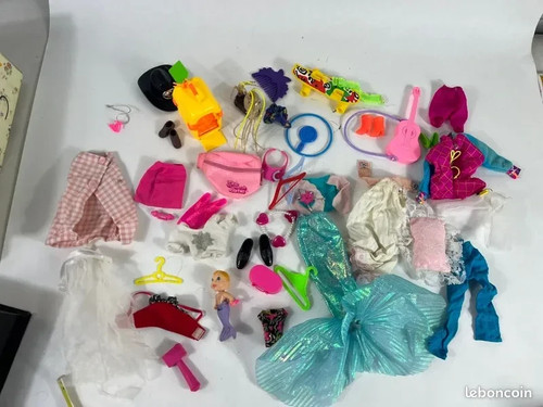 Lot accessoires barbie vintage