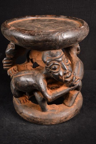 Tabouret bamoun ancien - bamoun,