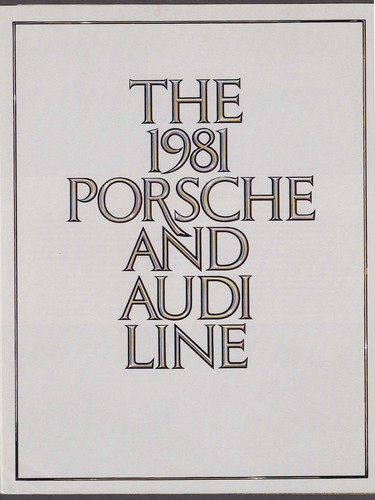 1981 porsche audi - audi, sales