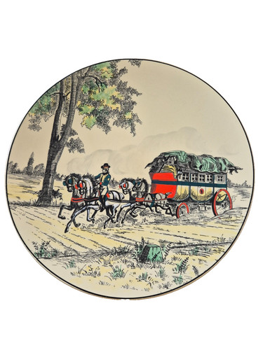 Longwy grand plat - grand, décor
