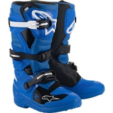 Bottes Alpinestars Tech 7S Jeunesse 4 Bleu/Noir/Blanc