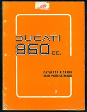Spare Parts Catalogue DUCATI 860 Parts List 1975 - Catalogo Ricambi Cat Pièces