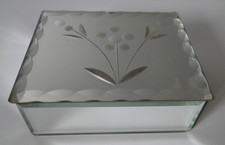 Boite coffret à bijoux miroir