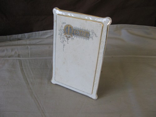 Porte menu ancien - ancien, porcelaine