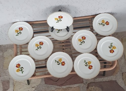 Assiettes dessert - 10,