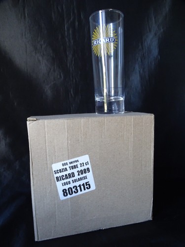 Ricard lot verres tubes - verres,