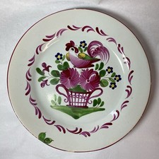 Assiette Décor Au Coq, Panier