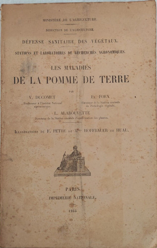 Les maladies pomme de - les, la
