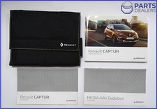 GENUINE RENAULT CAPTUR MK1 2017-2019 OWNERS MANUAL HANDBOOK WALLET PACK