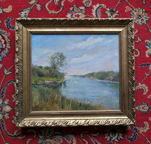 Huile sur toile - huile,