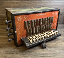 M. Hohner 1904(?) Diatonic Accordion, Looks Great, Does Not Play