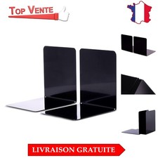 Presse Livre en Métal Noir 14x12x14 cm - Design Élégant et Résistant aux Rayures