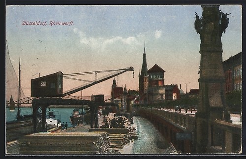 Carte postale düsseldorf - carte,