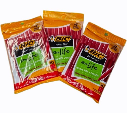Bic ballpoint pens - 3x,