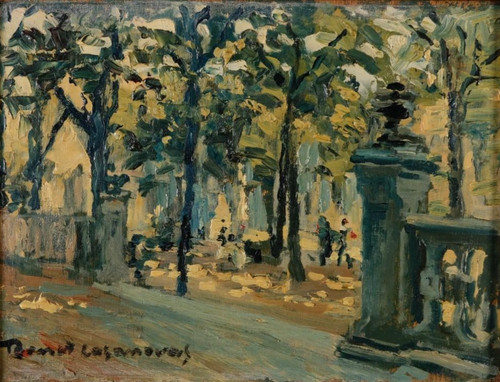 Tableau huile paysage - huile,