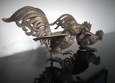 Paire de poule et coq en