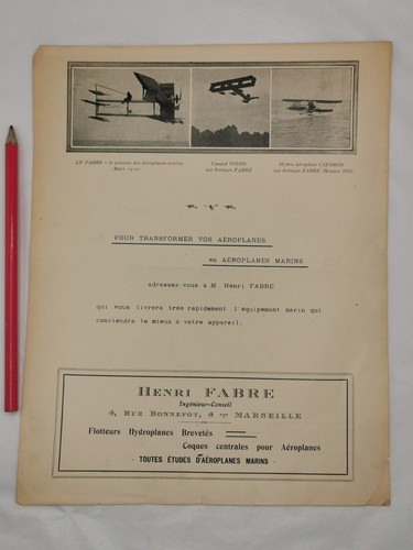 Ancien prospectus 1912 - ancien,