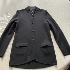 gilet veste Saint James 38 laine Noir Laine Bouillie 🇫🇷 Cardigan