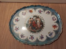 ANCIEN PLAT EN PORCELAINE DE