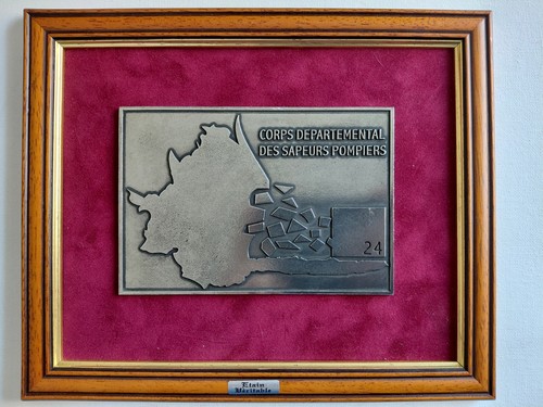 Cadre sapeurs pompiers plaque - cadre,