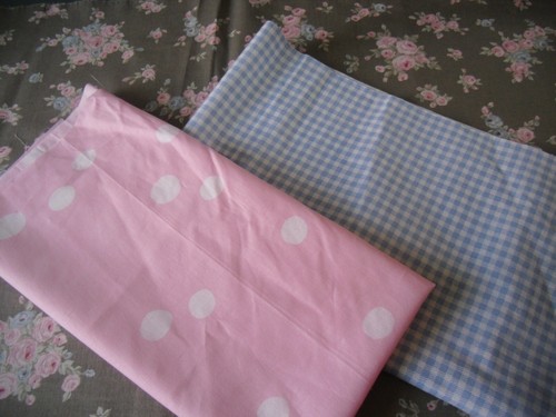 Coupons tissu fleurs - tissu,