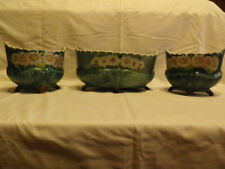 old ceramic fireplace trim saint amand daisies pattern 