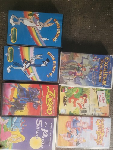 Lot vhs jeunesse dessins - jeunesse,