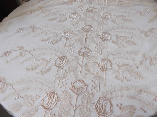 Dessus lit nappe ancien - de,