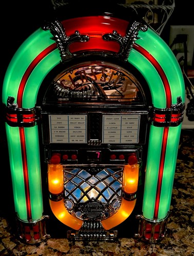 Vintage jukebox player - vintage, cd