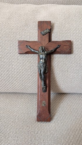 Ancien crucifix jésus christ - crucifix,