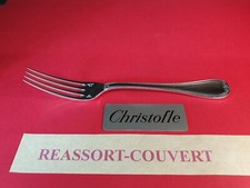 FOURCHETTE TABLE CHRISTOFLE FRANCE MALMAISON 20.5CM TRÈS BEL ÉTAT MÉTAL ARGENTÉ;