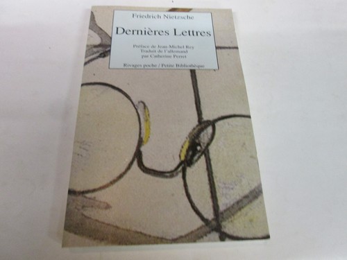 Dernieres lettres friedrich - dernieres, ...friedrich