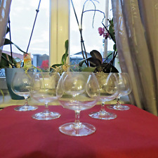 6 Signed Perfection Model Baccarat Crystal Cognac Glasses L2