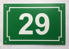 plaque pvc numero de rue ou de