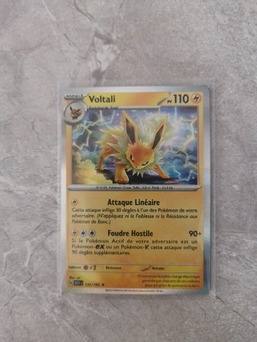 Carte pokémon holo - carte, voltali
