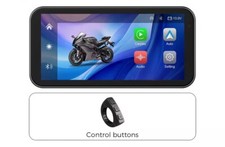 Écran Moto 6.25” IP67 GPS CarPlay Android Auto BT WiFi TomoStrong